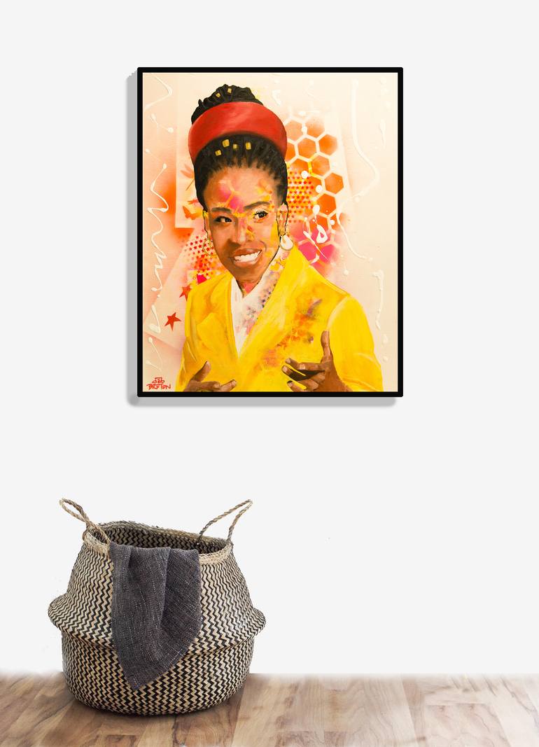 Original Documentary People Painting by Deb Breton