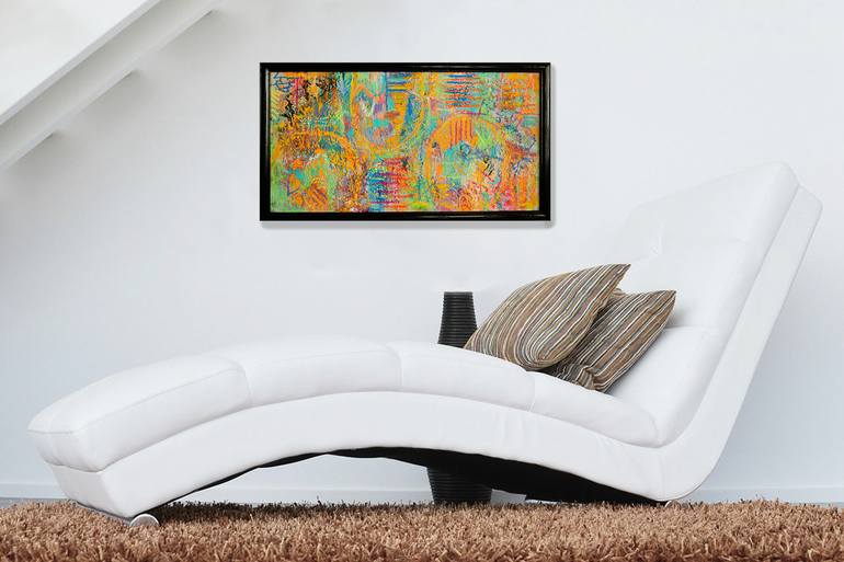 Original Abstract Expressionism Abstract Painting by Deb Breton