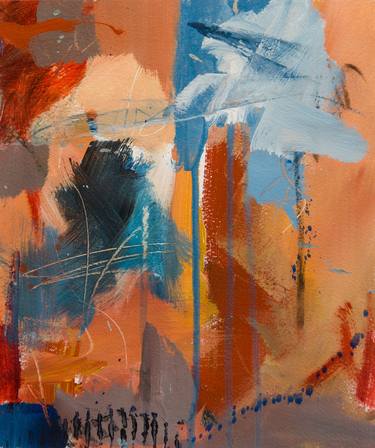 Original Abstract Expressionism Abstract Paintings by Deb Breton