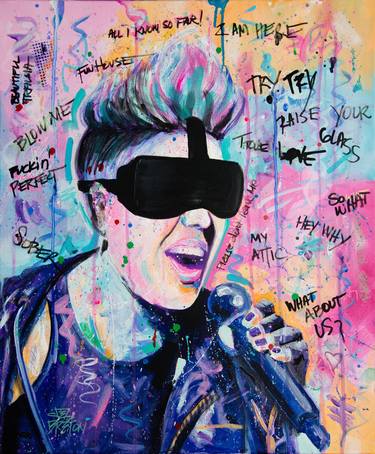 Original Celebrity Paintings by Deb Breton