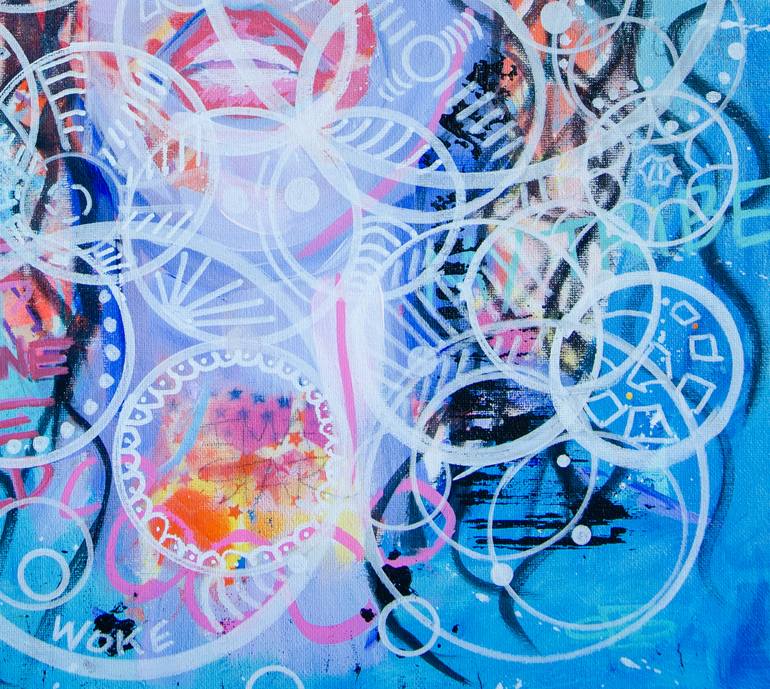 Original Abstract Expressionism Pop Culture/Celebrity Painting by Deb Breton