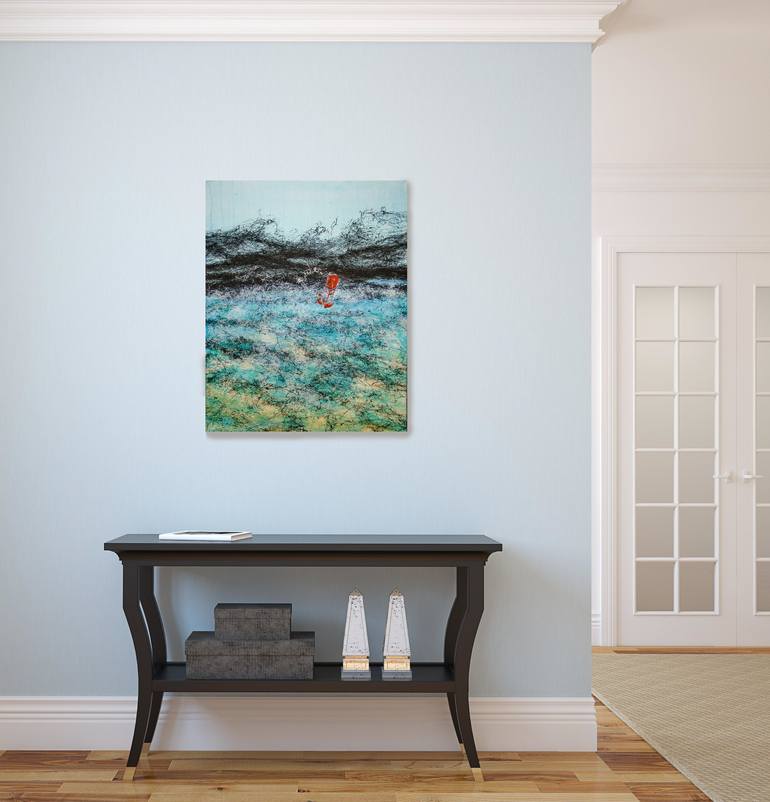 Original Fine Art Seascape Painting by Deb Breton