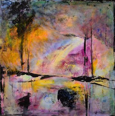 Original Abstract Expressionism Abstract Paintings by Deb Breton