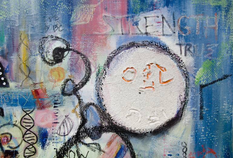 Original Abstract Expressionism Abstract Painting by Deb Breton