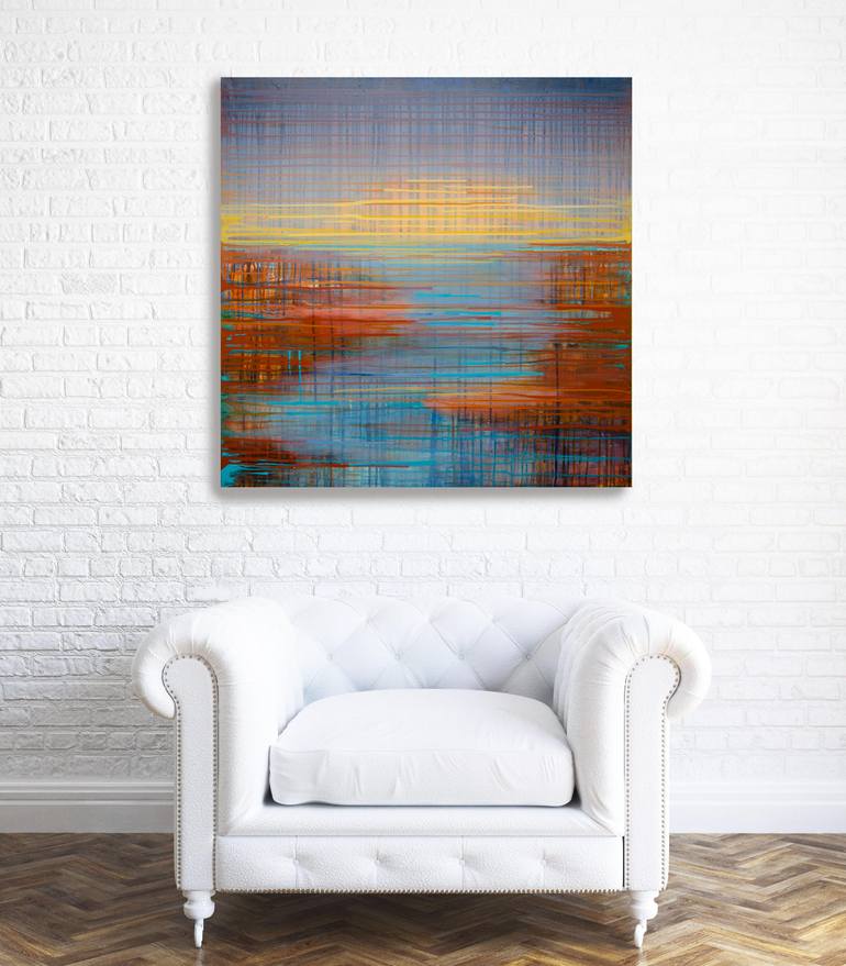 Original Abstract Landscape Painting by Deb Breton