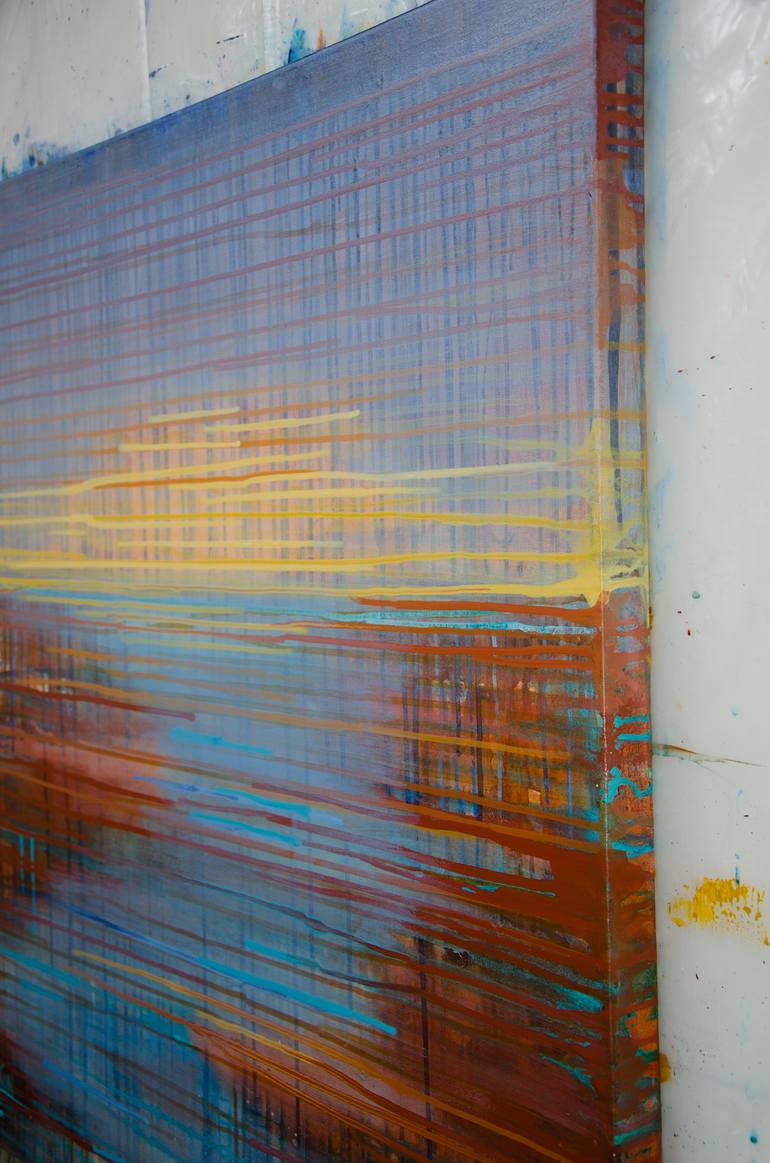 Original Abstract Landscape Painting by Deb Breton