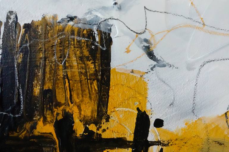 Original Abstract Expressionism Abstract Painting by Deb Breton