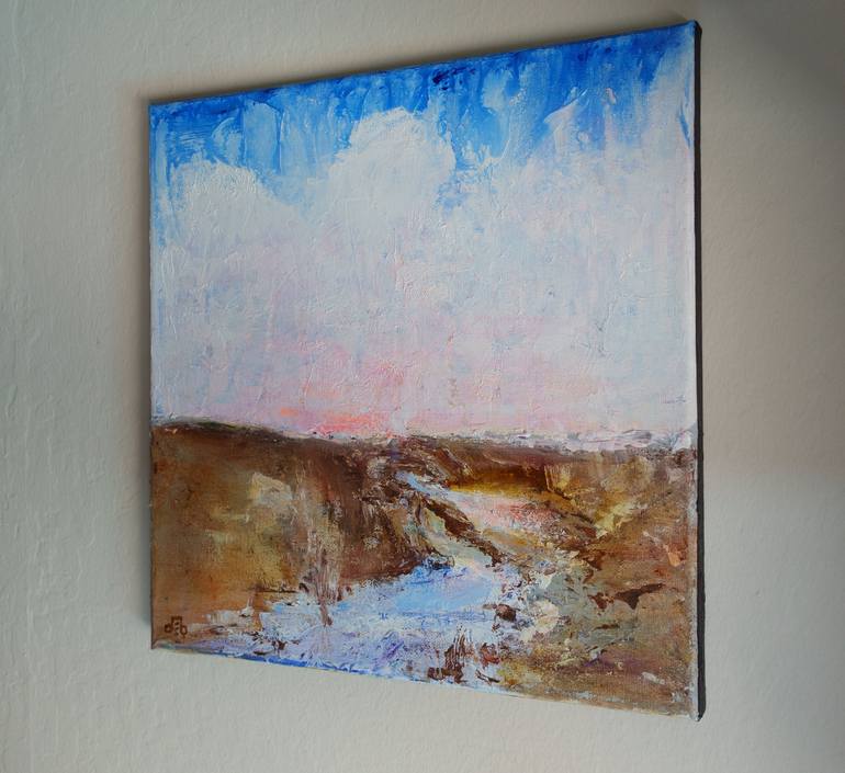 Original Abstract Landscape Painting by Deb Breton
