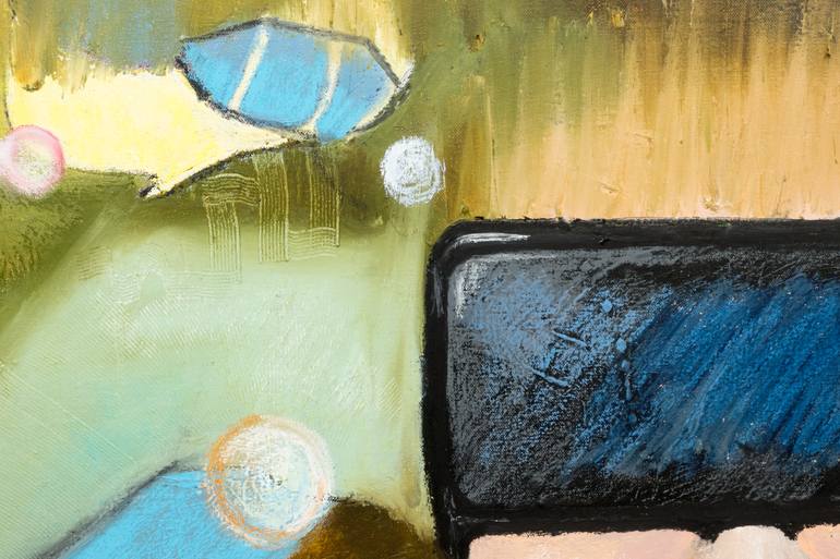 Original Abstract Expressionism Women Painting by Deb Breton