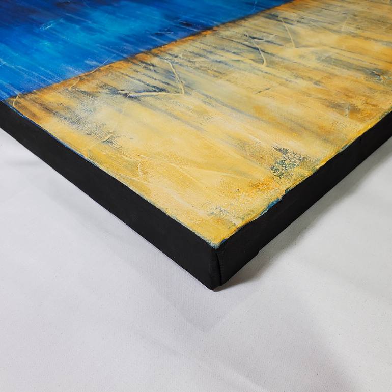 Original Abstract Expressionism Abstract Painting by Deb Breton
