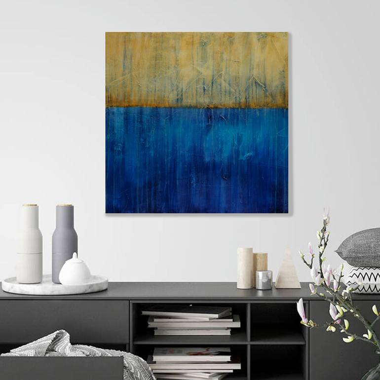 Original Abstract Expressionism Abstract Painting by Deb Breton