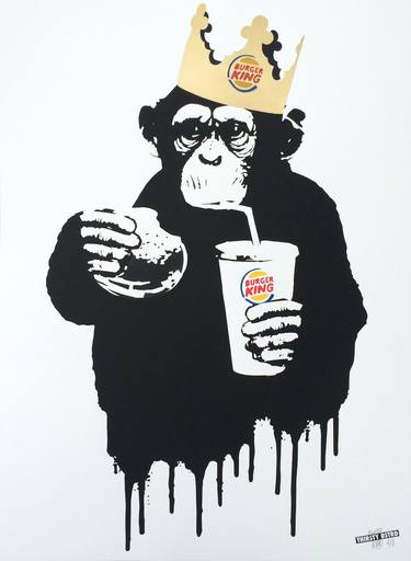 Fast Food Monkey - Burger King - Limited Edition 8 of 8 - SOLD thumb