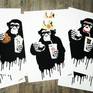 Fast Food Monkey Prints