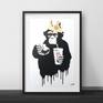 Fast Food Monkey Framed