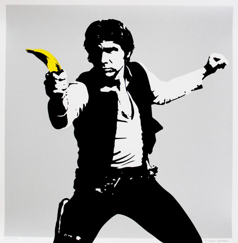 Han Solo from Star Wars Hand Towel by Inspirowl Design - Pixels