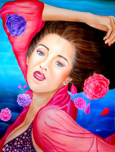 Original Realism Love Paintings by Carmen Junyent