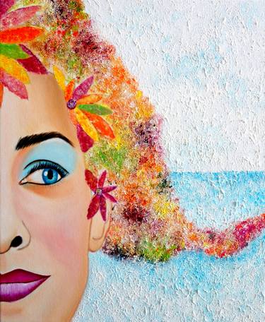 Original Pop Art Women Paintings by Carmen Junyent