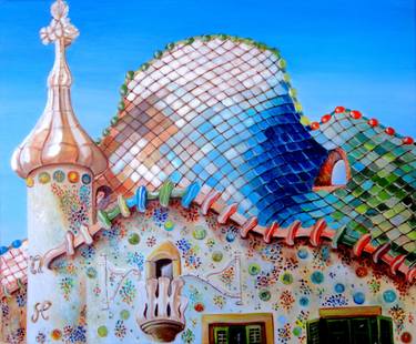 Original Realism Architecture Paintings by Carmen Junyent