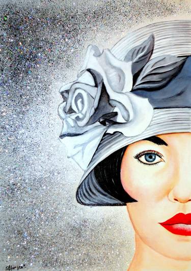 Original Pop Art Fashion Paintings by Carmen Junyent