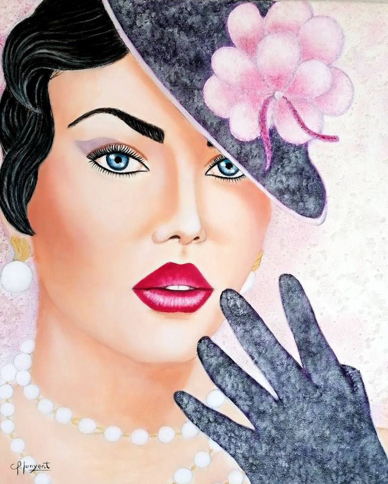 Original Figurative Fashion Painting by Carmen Gomez Junyent