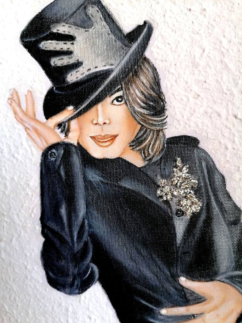 Original Figurative Pop Culture/Celebrity Painting by Carmen Gomez Junyent