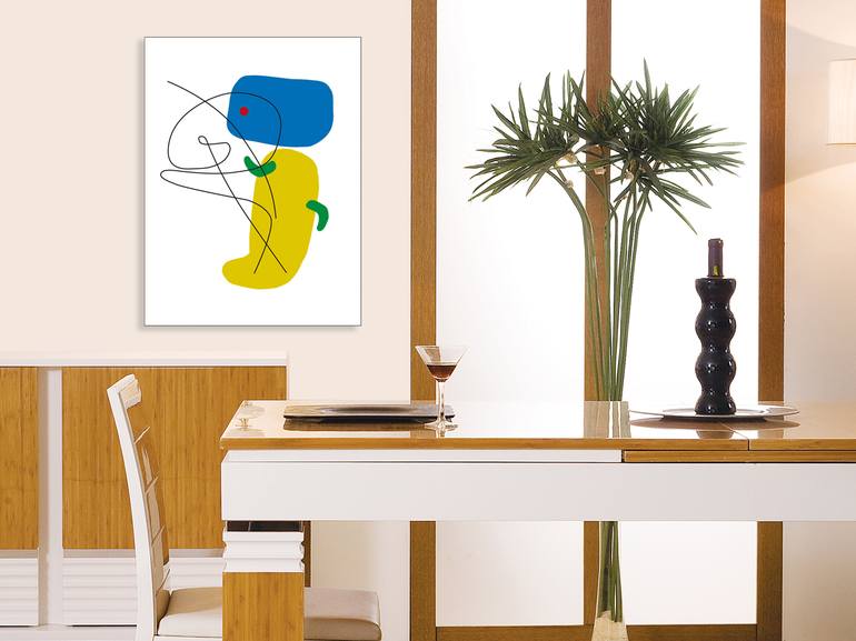 Original Cubism Abstract Digital by Ibrahim Goger