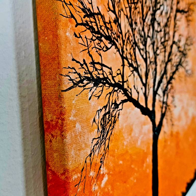 Original Expressionism Landscape Painting by Daniel Urbaník