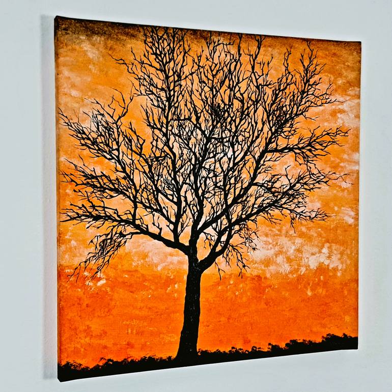Original Expressionism Landscape Painting by Daniel Urbaník