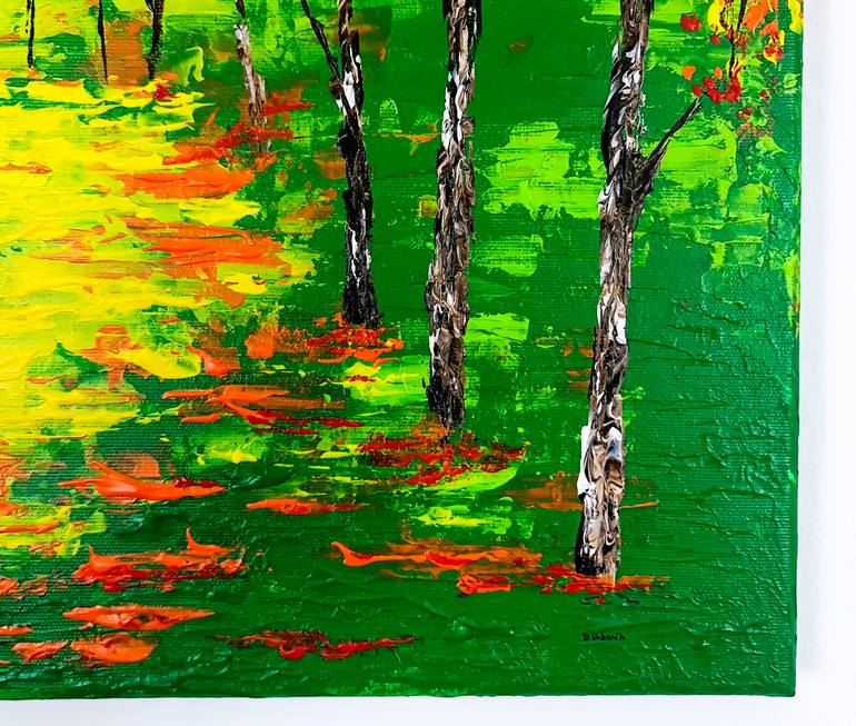 Original Abstract Landscape Painting by Daniel Urbaník