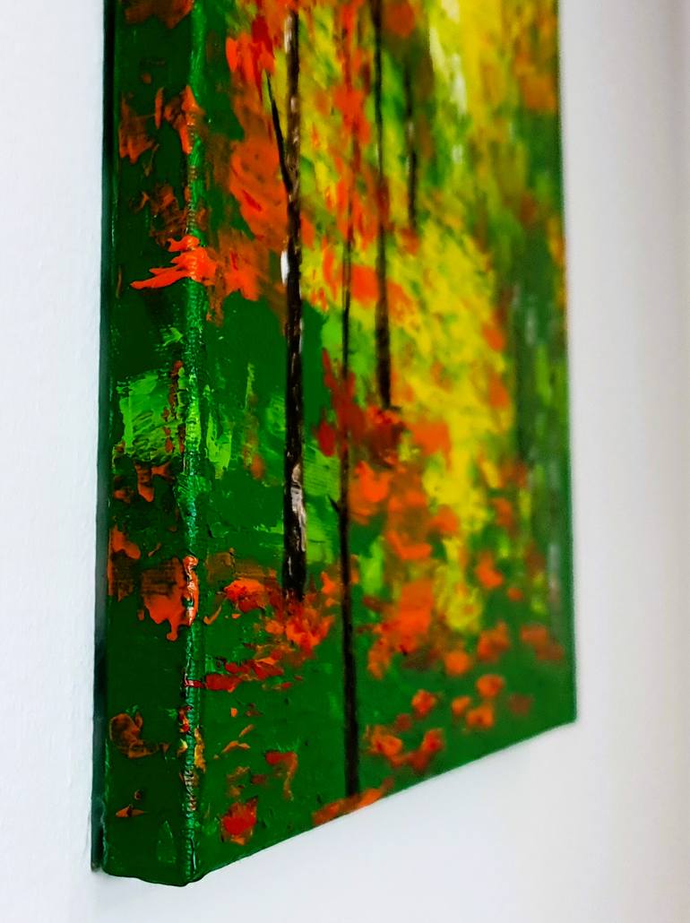 Original Abstract Landscape Painting by Daniel Urbaník