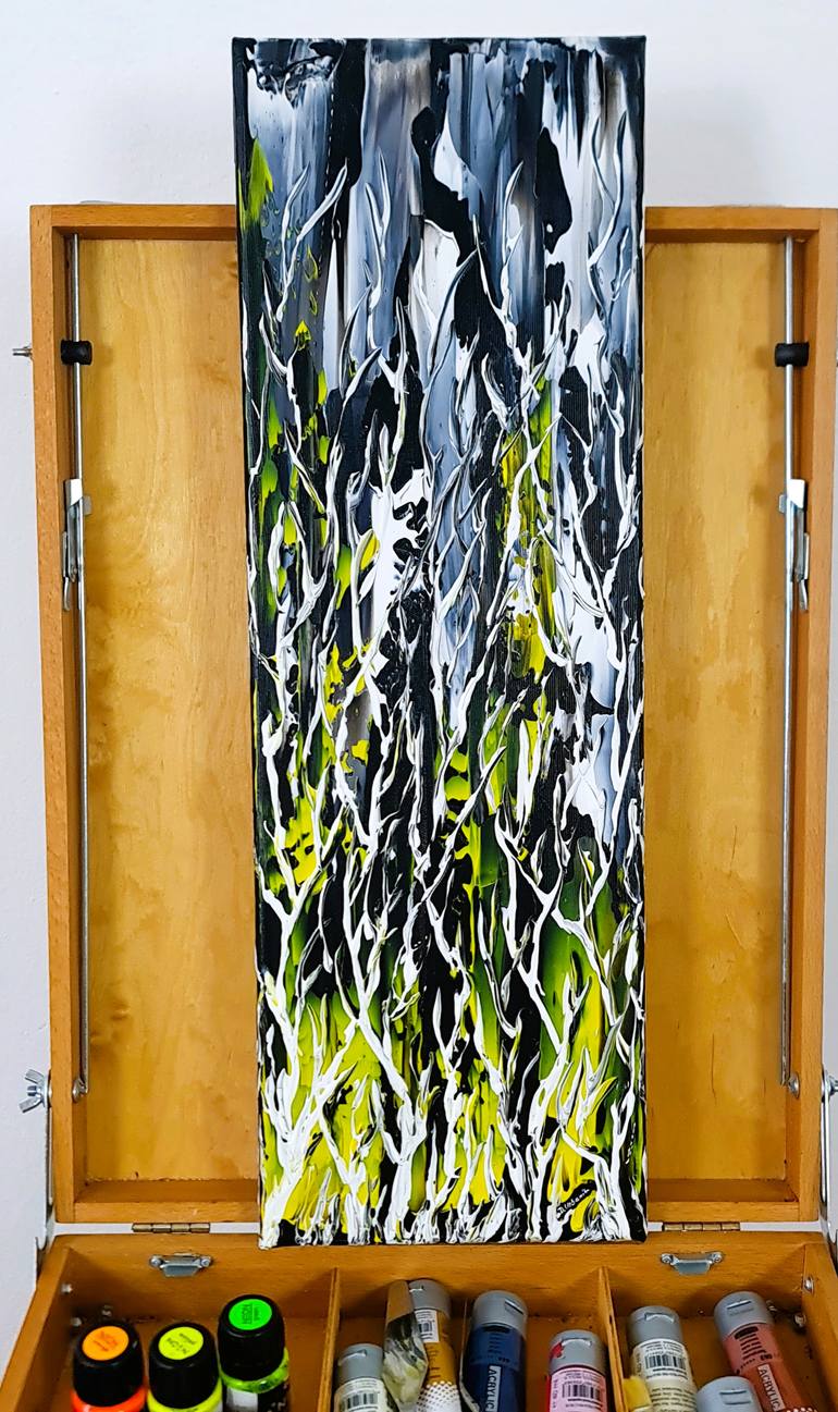 Original Abstract Landscape Painting by Daniel Urbaník