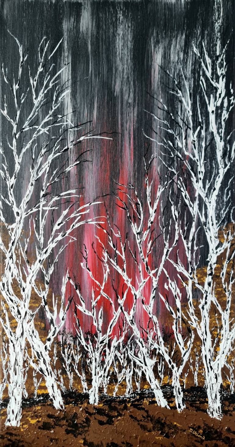 Water, blues, blood infuse artist's work, image size:770x1465