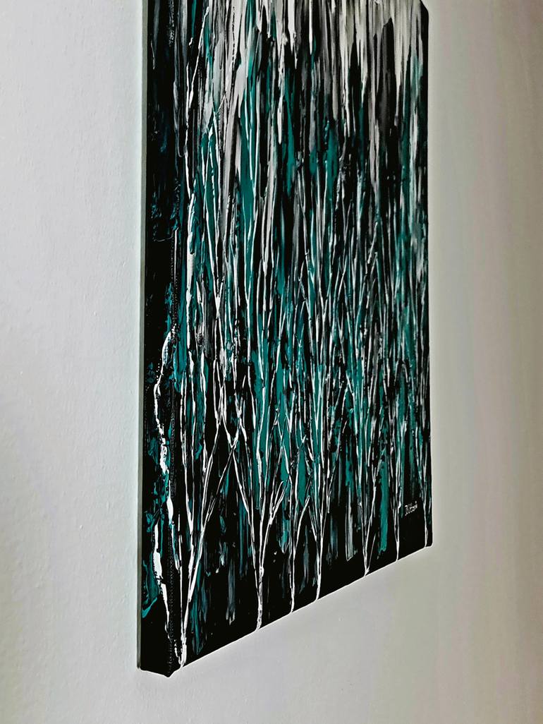 Original Abstract Expressionism Abstract Painting by Daniel Urbaník