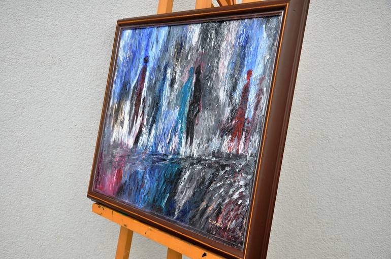 Original Fine Art Abstract Painting by Daniel Urbaník