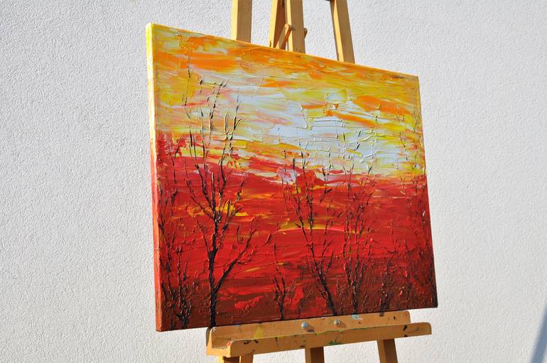 Original Expressionism Landscape Painting by Daniel Urbaník