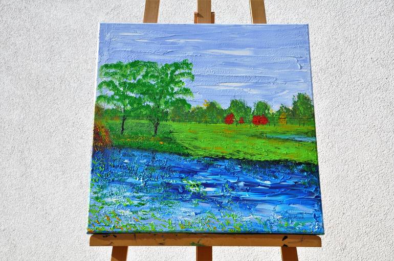 Original Fine Art Landscape Painting by Daniel Urbaník