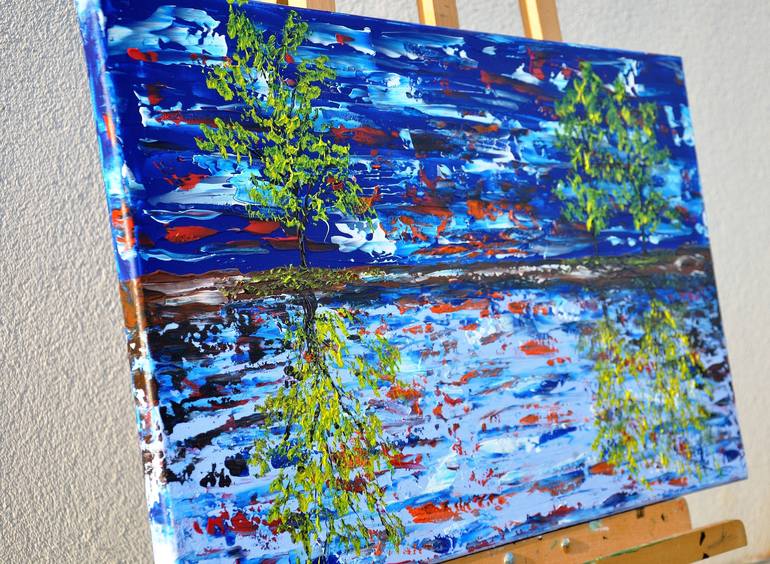 Original Impressionism Landscape Painting by Daniel Urbaník