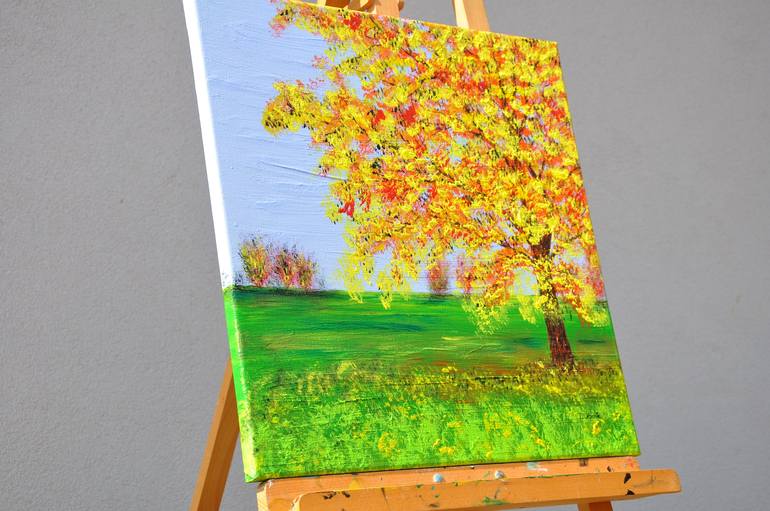 Original Impressionism Landscape Painting by Daniel Urbaník