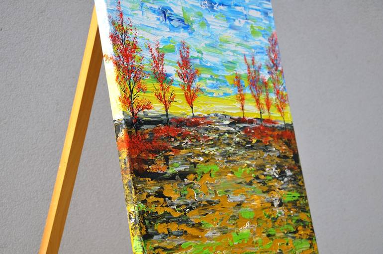 Original Impressionism Landscape Painting by Daniel Urbaník