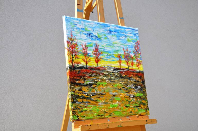 Original Impressionism Landscape Painting by Daniel Urbaník