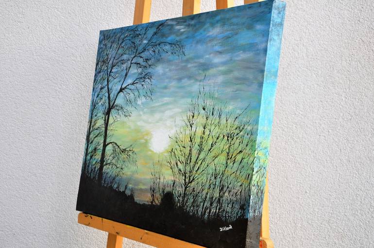 Original Impressionism Landscape Painting by Daniel Urbaník