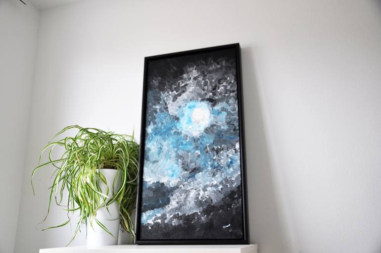 Original Impressionism Abstract Painting by Daniel Urbaník