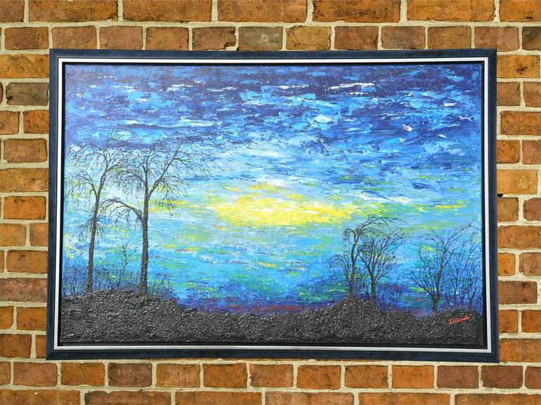 Original Impressionism Landscape Painting by Daniel Urbaník