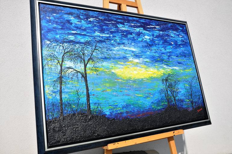 Original Impressionism Landscape Painting by Daniel Urbaník