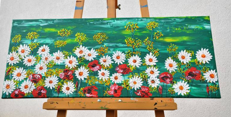 Original Fine Art Floral Painting by Daniel Urbaník