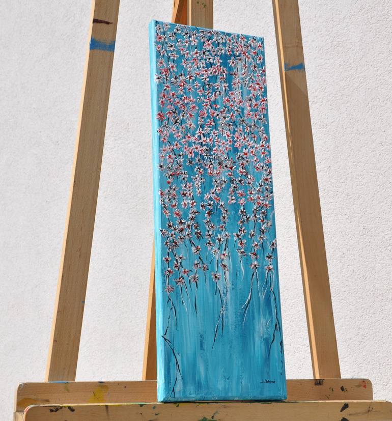 Original Impressionism Floral Painting by Daniel Urbaník