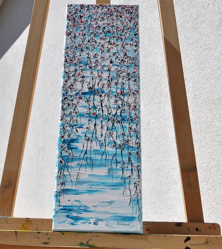 Original Expressionism Floral Painting by Daniel Urbaník