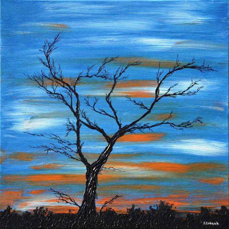 Night Tree Painting