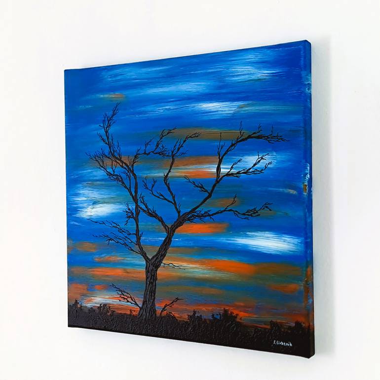 Original Expressionism Landscape Painting by Daniel Urbaník