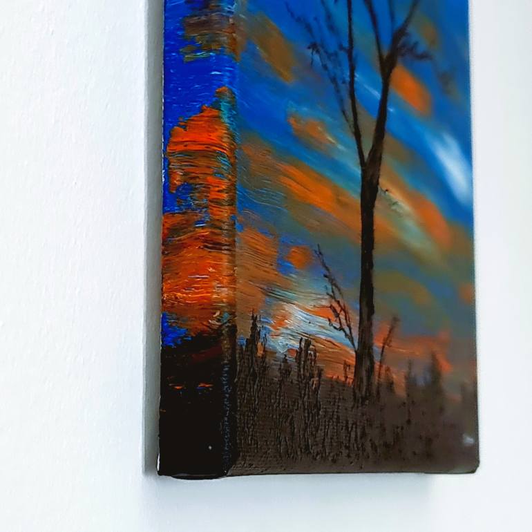 Original Expressionism Landscape Painting by Daniel Urbaník